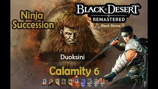 Black Desert Online  Boss Blitz Duoksini C6  Ninja Succession [upl. by Euqirat272]