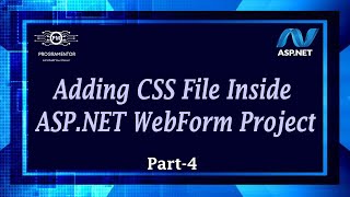 04  How To Add And Use CSS In ASPNET WebForms Project  ASPNET Web Forms Tutorials HindiUrdu [upl. by Neilson]