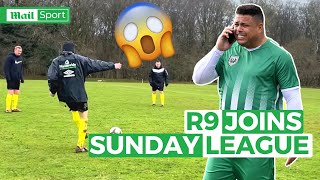 Ronaldo Nazario SURPRISES Sunday League football team [upl. by Izmar]