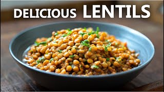 EASY LENTIL RECIPE for a Vegetarian and Vegan Diet  Lentil Recipes [upl. by Aliam]