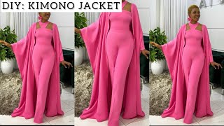 How to cut and sew a kimono jacket [upl. by Acimad]