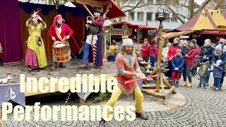 2023 Germany 🇩🇪  Esslingen Medieval Christmas Market Esslinger Mittelaltermarkt amp Weihnachtsmarkt [upl. by Okramed]