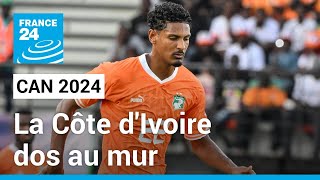 CAN 2024  La Côte dIvoire dos au mur avant son match face à la GuinéeÉquatoriale [upl. by Paver918]