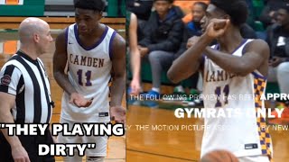 “THEY PLAYING DIRTY‼️” Camden vs Camden Catholic GETS HEATED Billy Richmond Kentucky Commit SNAPS‼️ [upl. by Hassett]