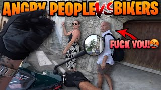 SI ARRABBIANO TUTTI🤬ANGRY PEOPLE vs BIKER COSA VUOL DIRE GUIDARE A NAPOLI Ep 40 COSTIERA AMALFITANA [upl. by Maillliw]