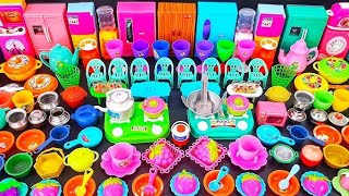 6 Minutes Satisfying with Unboxing Hello Kitty Kitchen Set  Pink Kitchen Set accessories items pice [upl. by Genna292]