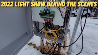 Behind The Scenes  2022 Christmas light show [upl. by Hodess]