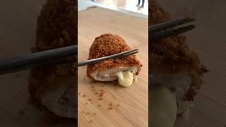 👩🏼‍🍳Recette  🍗Cordonbleu🧀 food recipe asmr satisfying cheese chicken eat recette fry [upl. by Pan]