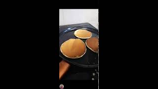 COOKING HOTCAKE PANCAKES breakfastyummy [upl. by Lisha]