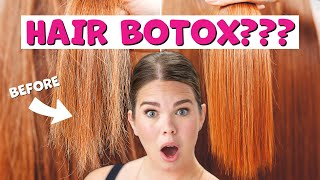 Hair Botox Explained by a Hairdresser 👉🏻 BETTER THAN KERATIN [upl. by Accemahs]