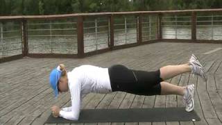 Plank alternate leg lift [upl. by Nagaet]