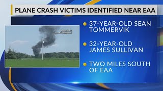 Authorities identify two dead after plane crash near EAA in Oshkosh both from outofstate [upl. by Vincentia]