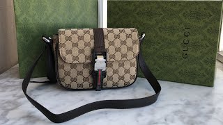 GUCCI MINI GG CROSSBODY BAG Review [upl. by Daryl]