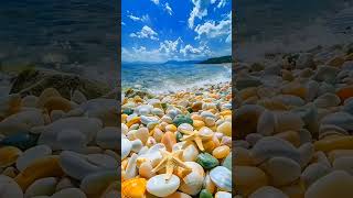 4K Live Wallpaper HP portrait colourfull rock beach [upl. by Nwahs]