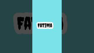 Fatima Name Status allah muhhammad love [upl. by Erskine]