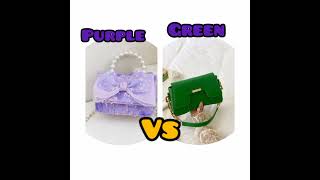 trending VS purple 💜 VS green 💚 trending dress design collection 💜💚💜💚💃👄👗🥰 [upl. by Devland11]