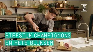 24Kitchen  Wat Eten We Vandaag Afl 16 Hugo’s biefstuk met gebakken champignons en hete bliksem [upl. by Magdalene]