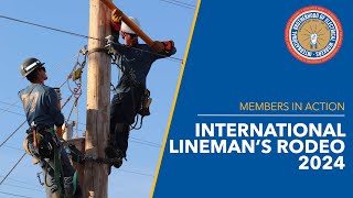 IBEW at the 2024 International Linemans Rodeo [upl. by Kaliski]