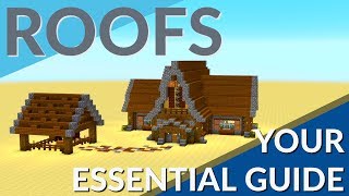 How to Build a Roof in Minecraft The Essential Minecraft Roof Guide By Avomance 2018 [upl. by Ahcsatan850]