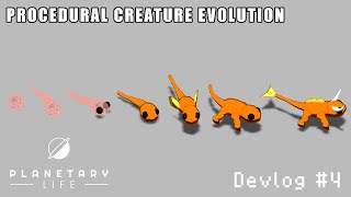 Life evolution simulator with aging digestion reproduction skins and mutation  Devlog 4 [upl. by Nailuj460]