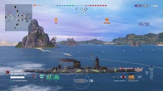 World of Warships Legends  Michelangelo Div Strikes Again [upl. by Mcneil]