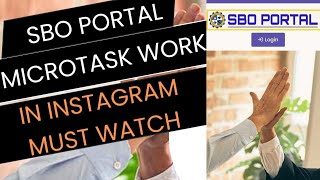 SBO  Microtask Work In INSTAGRAM TAMIL Microtask Work Instagramல் செய்வது எப்படி [upl. by Rome187]