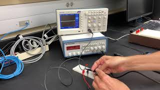 Oscilloscope and Function Generator [upl. by Ahsinor]