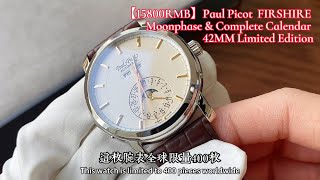 Paul Picot FIRSHIRE Moonphase amp Complete Calendar 42MM Limited Edition [upl. by Rosdniw]