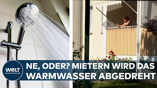 SACHSEN Mietern das Warmwasser abgedreht Erste Wohnungsgenossenschaft reagiert auf Energiekrise [upl. by Husch]