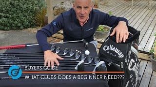 What GOLF CLUBS do beginners need Golf Basics [upl. by Choong]