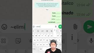 WhatsApp Aprenda a Escrever com Letras Diferentes Sem Instalar Nada [upl. by Rexanna]