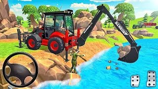 JCB 3DX BACKHOE LOADER BUS SIMULATOR INDONESIA DRIVING LIVE STREAM [upl. by Jacobs400]