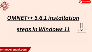 OMNET 5 6 1 in Windows 11 [upl. by Rotsen645]