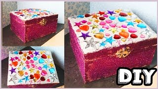 DIY PRINSES HOUTEN SIERADEN KISTJE VERSIEREN  BCWA [upl. by Yahsat]