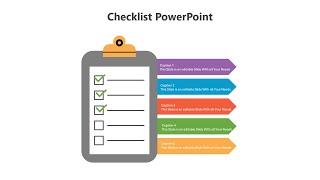 How to Create a Checklist Diagram in PowerPoint [upl. by Dryden]