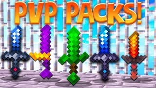 TOP 5 MCPE PVP Texture Packs NO LAG 120  Minecraft Bedrock [upl. by Arodoeht565]