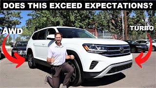 2023 Volkswagen Atlas 20T Is This Better Than Expected [upl. by Neelrahs]