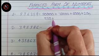 Expanded form class 4 in hindi  How to write numbers in expanded form  Maths Korner [upl. by Pierre]