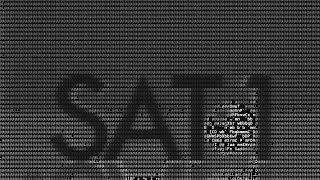 SAT1 in the Ascii View Effect [upl. by Yennep]