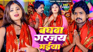 Video  बघवा गरजय म‌ई‌या  Anil Saawariya  Bagwa Garje Maiya  New Devi Geet 2024 [upl. by Ijok]