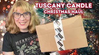 Tuscany Candle Christmas Haul [upl. by Bechler241]