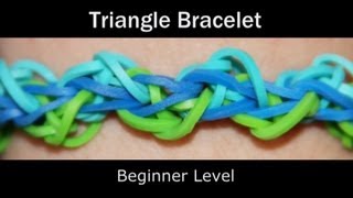 Rainbow Loom® Triangle Bracelet [upl. by Lraep]