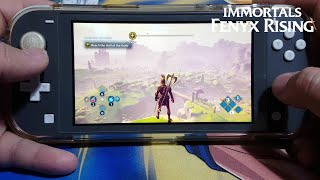 Immortals Fenyx Rising on Nintendo Switch Lite Part 6 [upl. by Zetnwahs964]