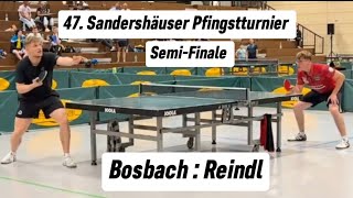 47 Sandershäuser Pfingstturnier SemiFinale  LBosbach2267TTR  NReindl2214TTR [upl. by Ayanal151]