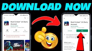 How To Download Real Cricket 22  Real Cricket 22 Not Showing On Playstore  RC 22 Download Android [upl. by Moretta]