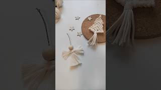 Karácsonyi Makramé angyalka készítés macrametutorial xmas angel making [upl. by Minoru246]