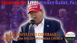 LIVE President Trump Rally in WilkesBarre PA  81724 [upl. by Kalikow]