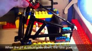 Lego A2 pinsetter rake test [upl. by Gadmon]