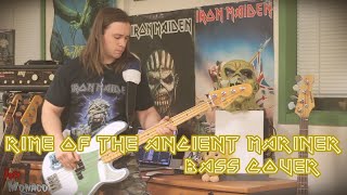 Iron Maiden  Rime Of The Ancient Mariner Bass Cover [upl. by Patton]