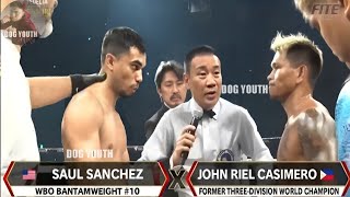 CASIMERO VS SANCHEZ FIGHT HIGHLIGHTS [upl. by Odlabso]